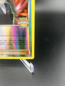 Pokemon Giovanni's Scheme 138/162 Regional Championships STAFF Promo Holofoil LP - Image 4