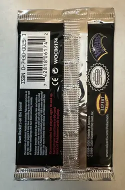 2000 Pokemon Unlimited Team Rocket Giovanni Art Sealed Booster Pack - Image 2