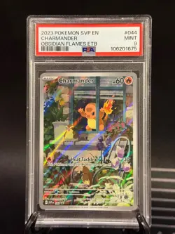 2023 Pokemon TCG Charmander SVP ETB, PSA 9 mint EN! - Image 1