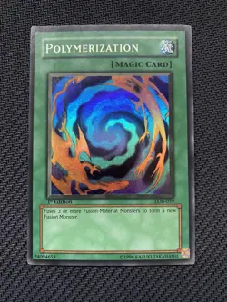 Polymerization Lob-059 1st Edition WAVY Slight Fade Yugioh Nm - Image 1