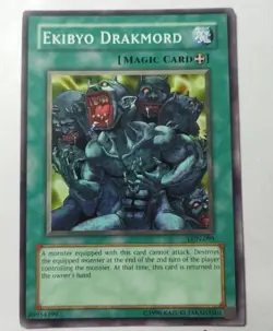 Yu-Gi-Oh! TCG Ekibyo Drakmord Labyrinth of Nightmare LON-EN099 Unlimited Common - Image 1
