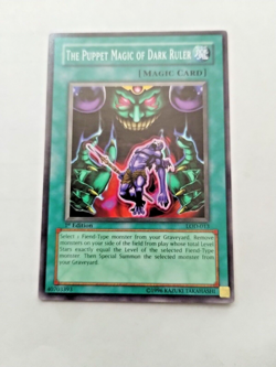 Yu-Gi-Oh! TCG The Puppet Magic of Dark Ruler Legacy of Darkness LOD-013 1st Edi. - Image 1