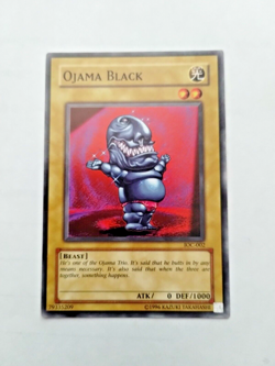 Yu-Gi-Oh! TCG Ojama Black Invasion of Chaos IOC-002 Unlimited Com. -Uncirculated - Image 1