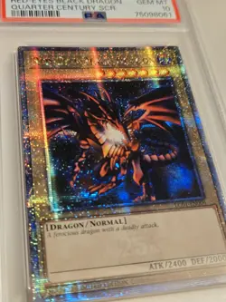 2023 YU-GI-OH! LC01-LEGEND COLL: 25TH ANV ED #EN006 RED-EYES BLACK DRAGON PSA 10 - Image 5