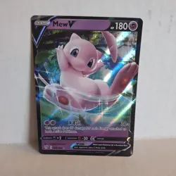 Pokemon Darkness Ablaze Holo Ultra Rare TCG Card #069/189 Mew V - Image 1