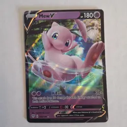 Pokemon Darkness Ablaze Holo Ultra Rare TCG Card #069/189 Mew V - Image 3