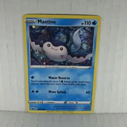Pokemon TCG Card - Sword & Shield Promo SWSH026 - MANTINE - NM - Image 1