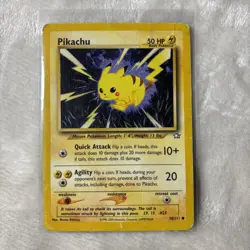 Pikachu 70/111 Common Neo Genesis Set Pokemon Card - Image 1