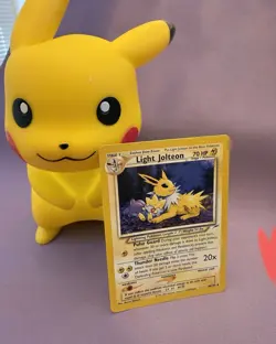 Pokemon TCG Light Jolteon Neo Destiny Card 48/105 Unlimited Uncommon MP - Image 1