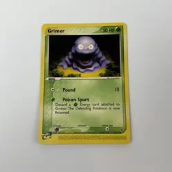 GRIMER 57/97 EX DRAGON POKEMON TCG E READER CARD - Image 1