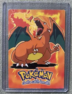 Charizard #06 E6 of 12 Topps 1999 First Movie Pokemon Trading Card - Image 1