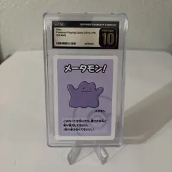 CGC PRISTINE 10 Ditto Pokemon Playing Cards JPN Old Maid - Image 1