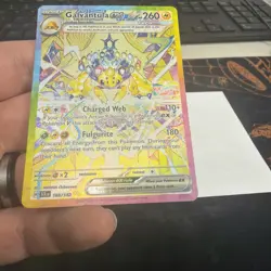 Pokemon Galvantula EX TCG Card Stellar Crown Holo 168/142 Sv07 NM - Image 3