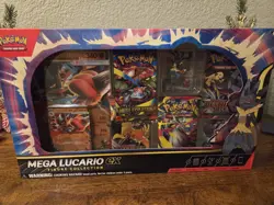 Pokemon Trading Card Game: Mega Lucario ex Figure Collection box - Image 1