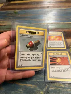 Pokemon 1st Edition Shadowless Base Card Lot X4 Trainer Lot - Image 2
