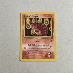 Pokemon TCG Trading Card 2000 Gym Challenge -- Blaine's Vulpix 66/132 - Image 1