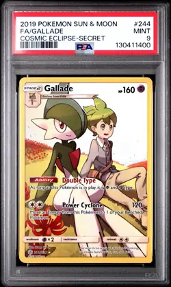 Gallade 244/236 PSA 9 Mint Holo Cosmic Eclipse Pokemon Card ???? - Image 1