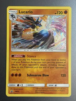 Lucario - SM54 - Pokemon Sun & Moon Promo Holo Rare Card LP Pokemon TCG - Image 1