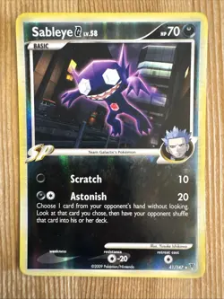 Sableye G 41/147 Reverse Supreme Victors (2009) Pokemon Card HP - Image 1