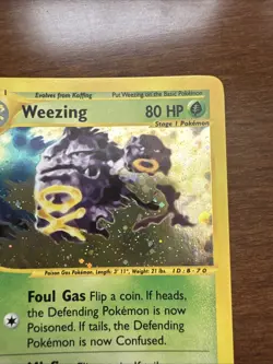 Weezing Holo Rare Expedition Card 32/165 Near Mint Condition - Image 3