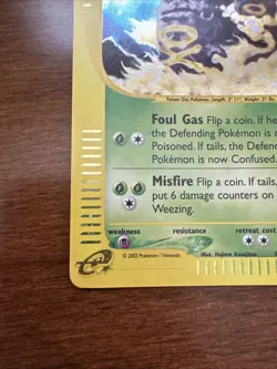 Weezing Holo Rare Expedition Card 32/165 Near Mint Condition - Image 5