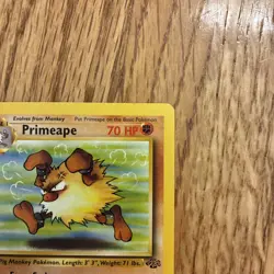 PRIMEAPE - 43/64 - Jungle - 1st Edition- Pokemon Card - NM/MT - Image 3
