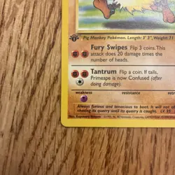 PRIMEAPE - 43/64 - Jungle - 1st Edition- Pokemon Card - NM/MT - Image 5
