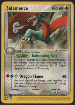 Salamence 19/97 Dragon 2003 Rare Lightly Played Pokemon Card TCG - Image 1