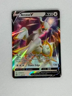 Arceus VSTAR Holo Card 123/172 and Acreus v 122/172 Swsh09 Brilliant Stars - Image 1