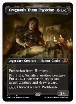 Yawgmoth, Thran Physician (Borderless) Dominaria Remastered Regular - Image 1