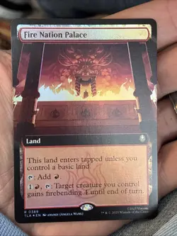 MTG Magic The Gathering -Fire Nation Palace -R 0389 -NM -Extended -FOIL?? - Image 3