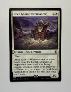 Deep Gnome Terramancer Commander Legends Battle For Baldurs Gate #658 NM MTG - Image 1