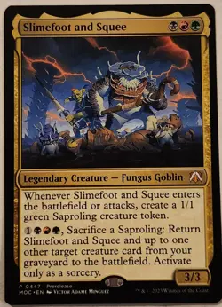 Slimefoot and Squee MOC Prerelease #447 Regular NM+ - Image 1