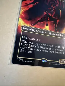 MTG Fire Lord Azula TLA 0334 R NM Regular Borderless - Image 3