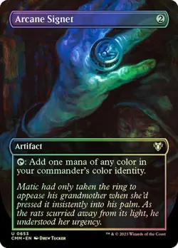 MTG - Arcane Signet - Borderless Foil - Commander Masters - Magic the Gathering - Image 1