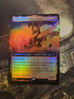 Zuko, Firebending Master (Extended Art) MTG Avatar: The Last Airbender Foil NM - Image 1