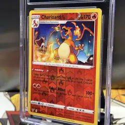 Charizard 025/185 Reverse Holo CGC 7 Pokemon 2020 Vivid Voltage - Image 2