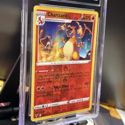 Charizard 025/185 Reverse Holo CGC 7 Pokemon 2020 Vivid Voltage - Image 3