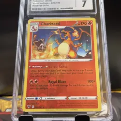Charizard 025/185 Reverse Holo CGC 7 Pokemon 2020 Vivid Voltage - Image 5