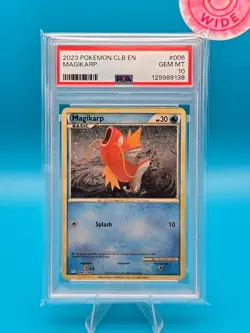 PSA 10 - 2023 POKEMON, CLASSIC BLASTOISE & SUICUNE ex DECK 006 MAGIKARP - Image 1