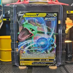 Rayquaza V Crown Zenith Ultra Rare Pokemon TCG 100/159 Sword & Shield - Image 1