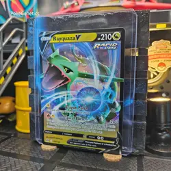 Rayquaza V Crown Zenith Ultra Rare Pokemon TCG 100/159 Sword & Shield - Image 2