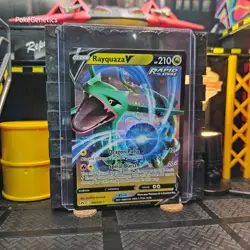 Rayquaza V Crown Zenith Ultra Rare Pokemon TCG 100/159 Sword & Shield - Image 3