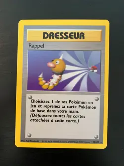 Carte Pokemon : Rappel 78/102 Edition 2 Set de Base Wizards Francaise - Image 1