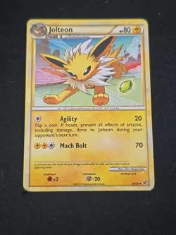Jolteon 28/90 Undaunted Regular Pokemon TCG Pokemon TCG Light Played Condition - Image 1