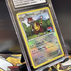 CGC 10 MINT Watchog Pokemon (2011) Black&White Cross Holo-Pokemon league - Image 3