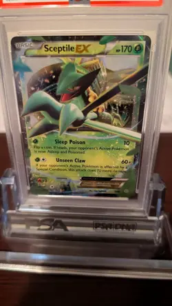 2015 POKEMON XY ANCIENT ORIGINS 7 SCEPTILE EX PSA 9 MINT - Image 2