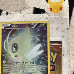 2016 Pokemon Portuguese Generations Factory Sealed Celebi 3 Pack Blister - Image 2