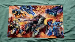 *Stitched* Earth Machine Custom Therion Regulus Yugioh Playmat with Zones YuGiOh - Image 1
