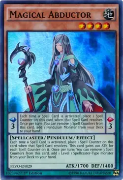 Yugioh! Magical Abductor - PEVO-EN029 - Super Rare - 1st Edition Mint/NM X1 - Image 1